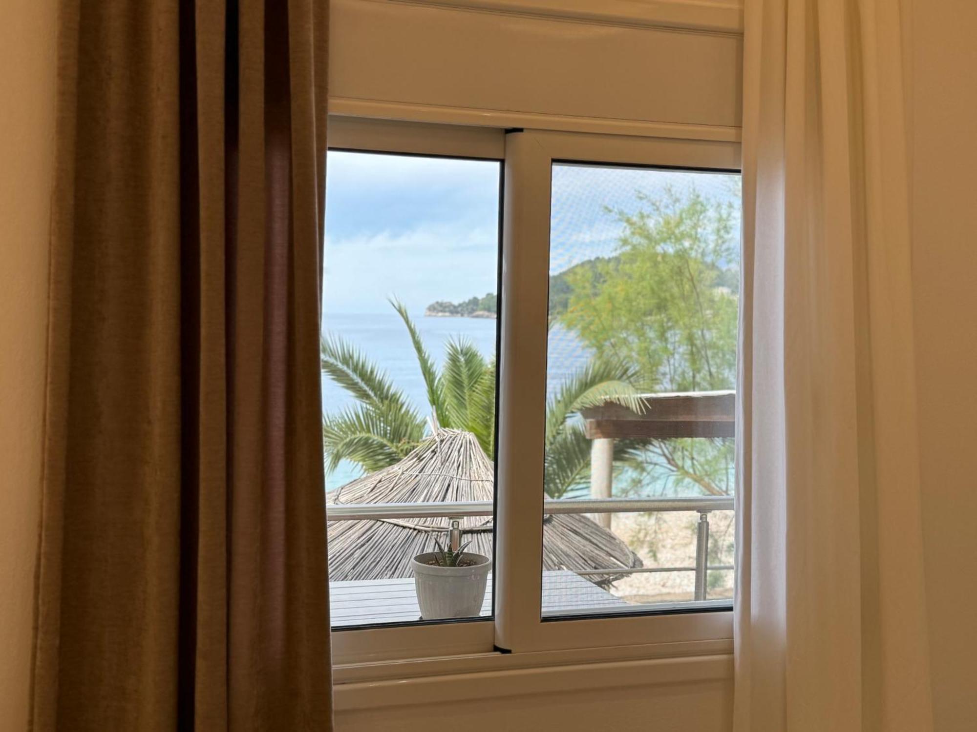 Potami Seashell Hotel Himare Exterior foto
